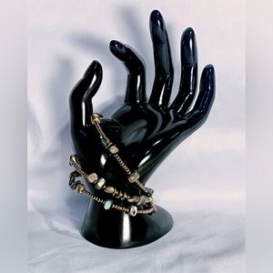 Silpada - Wrap Bracelet - Abalone + Mother-of-Pearl + Shell - Retired - NIB